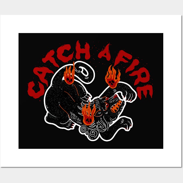 Catch a Fire Wall Art by luisereno